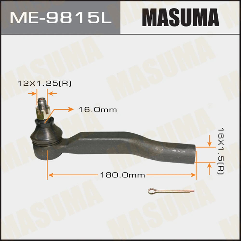 Наконечник рулевой тяги Masuma ME-9815L