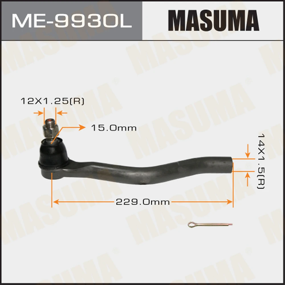 Наконечник рулевой тяги Masuma ME-9930L