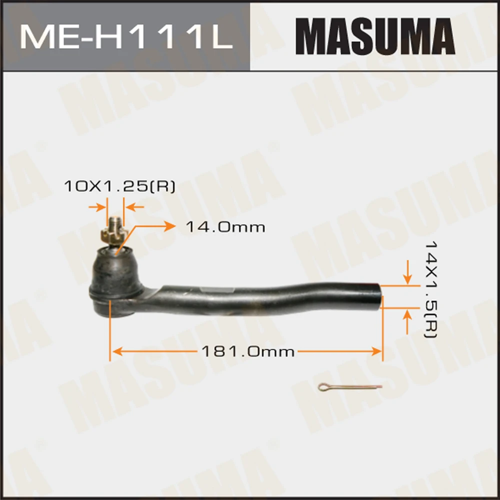 Наконечник рулевой тяги Masuma ME-H111L