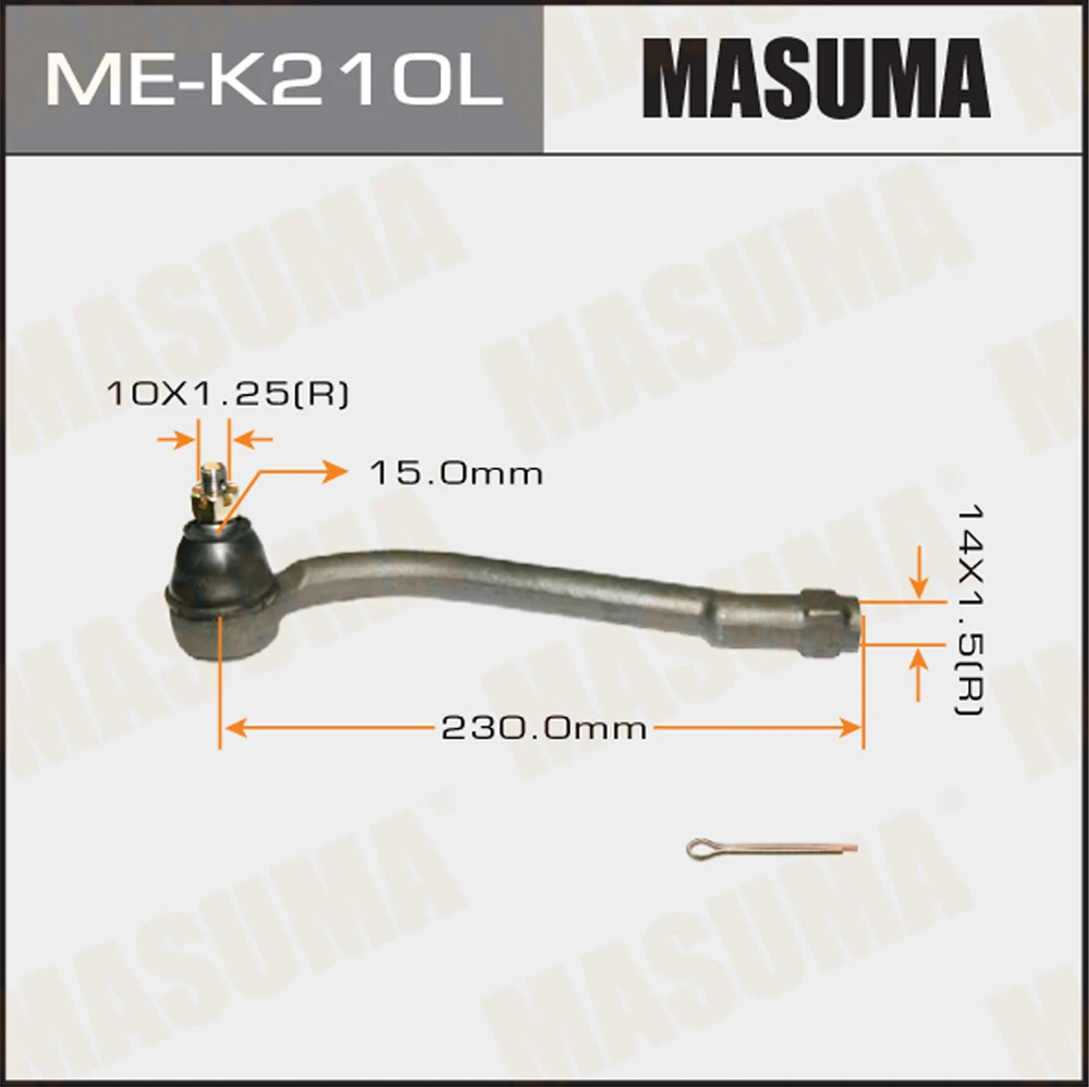 Наконечник рулевой тяги Masuma ME-K210L