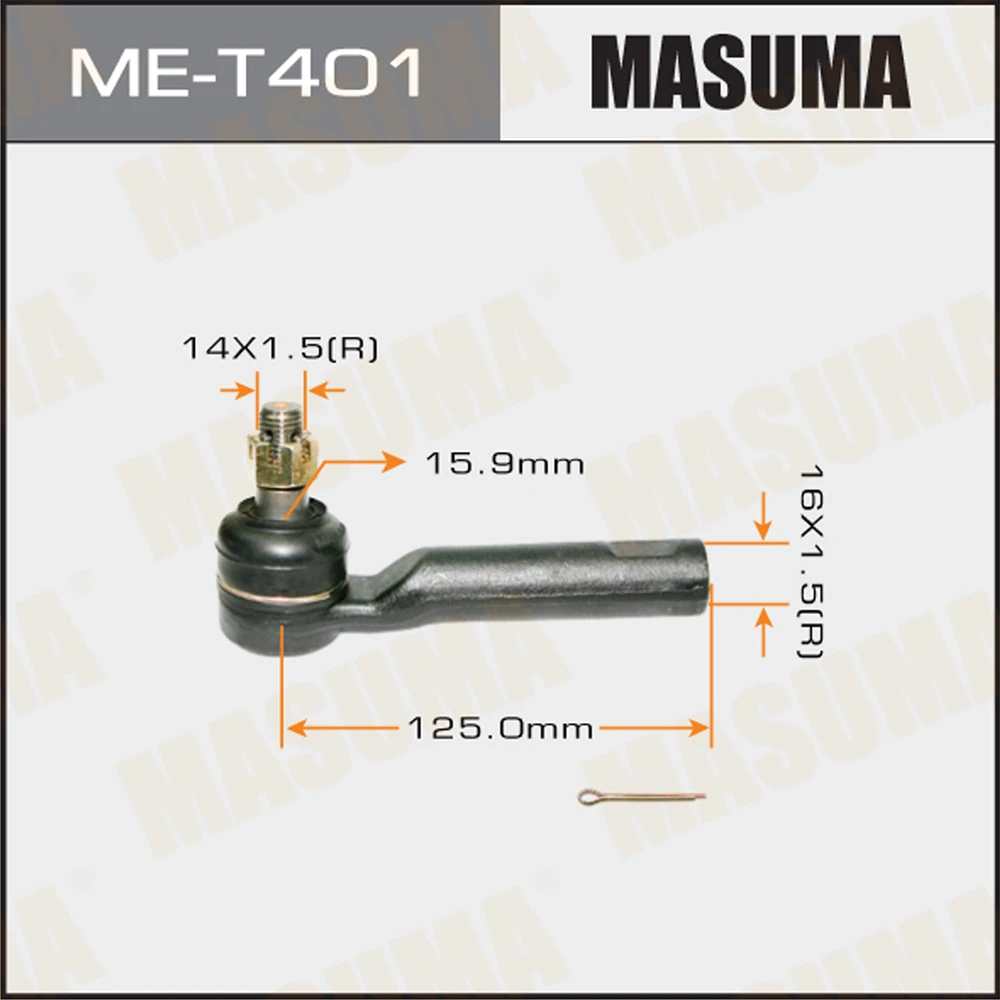 Наконечник рулевой тяги Masuma ME-T401