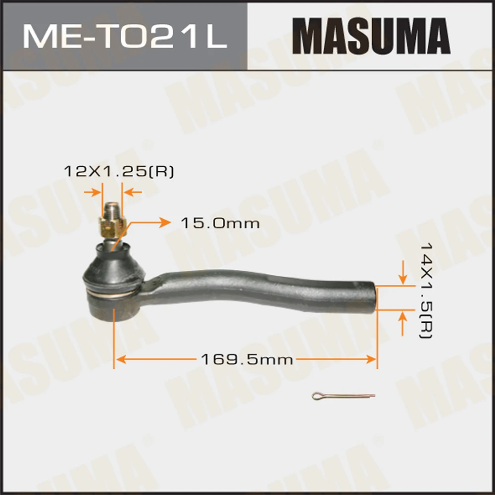 Наконечник рулевой тяги Masuma ME-T021L
