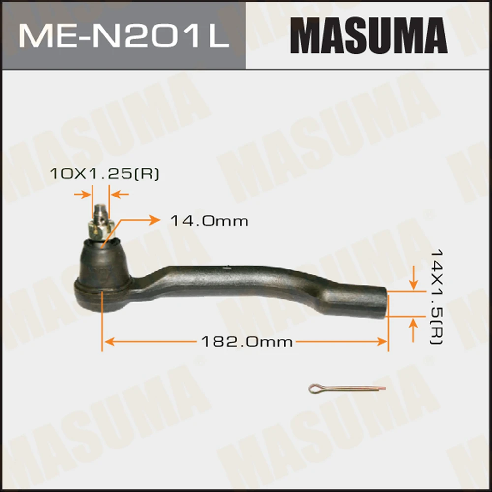Наконечник рулевой тяги Masuma ME-N201L