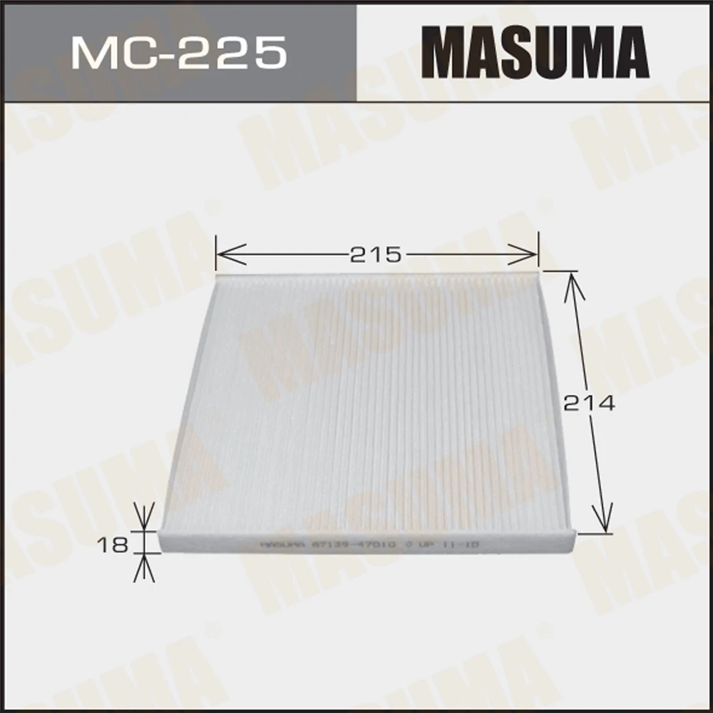 Фильтр салона Masuma MC-225