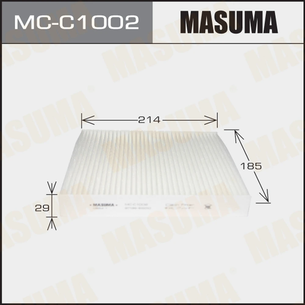 Фильтр салона Masuma MC-C1002