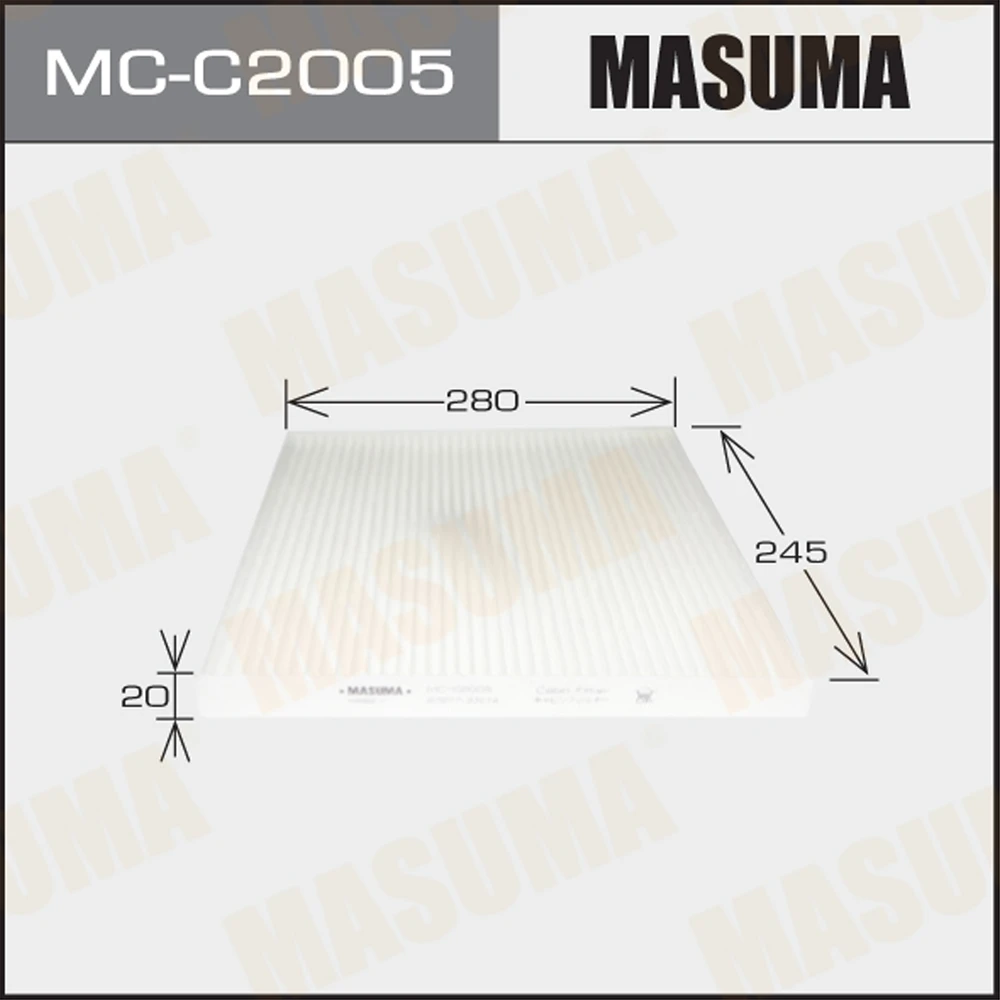 Фильтр салона Masuma MC-C2005