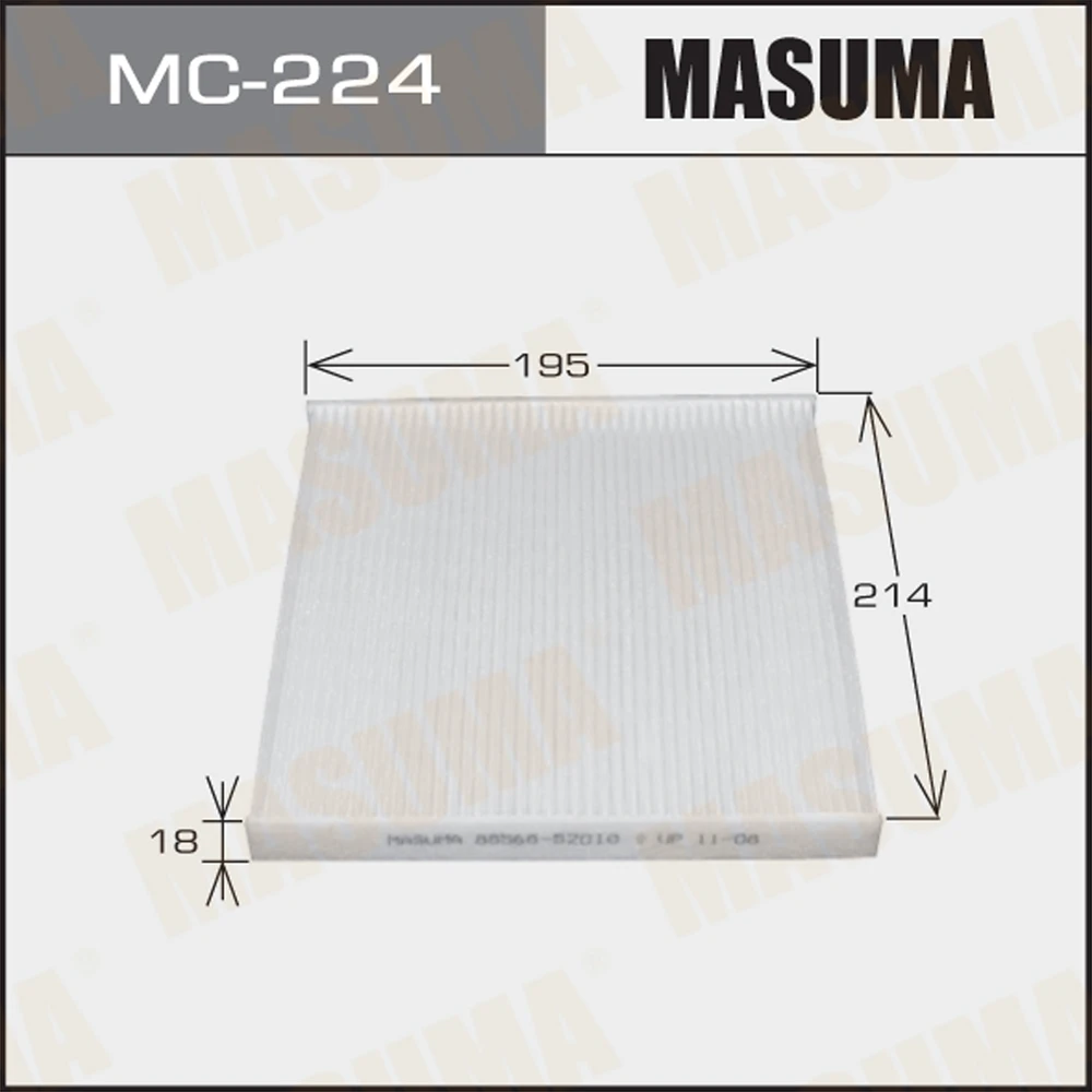 Фильтр салона Masuma MC-224