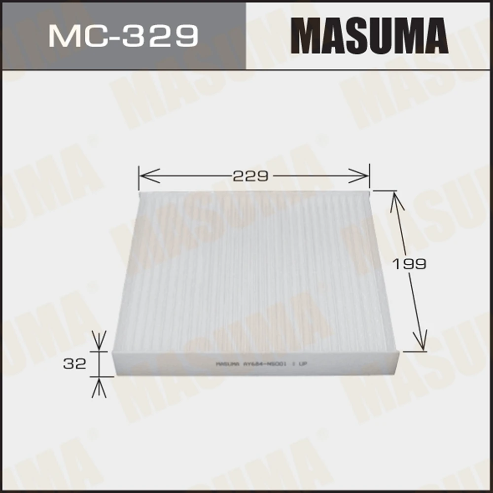 Фильтр салона Masuma MC-329