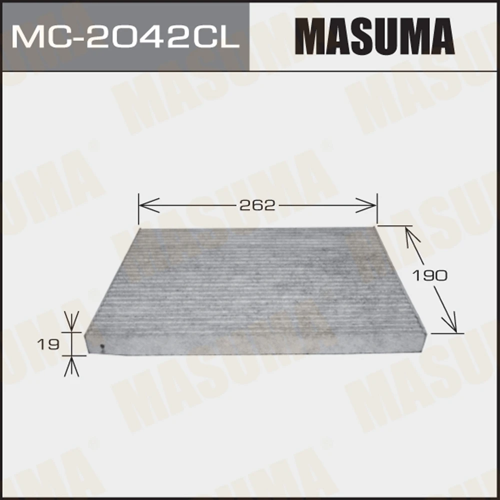 Фильтр салона угольный Masuma MC-2042CL