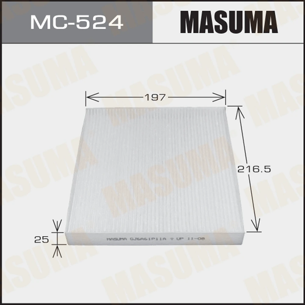 Фильтр салона Masuma MC-524
