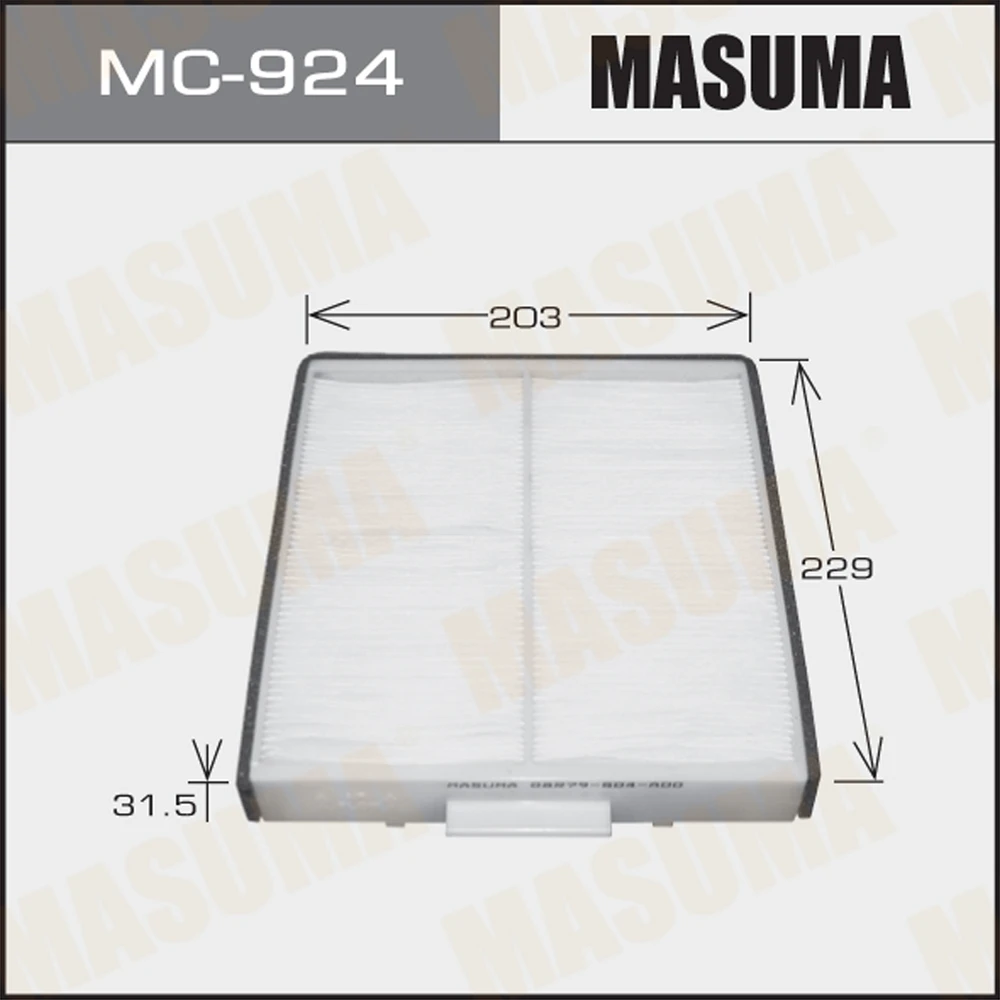 Фильтр салона Masuma MC-924