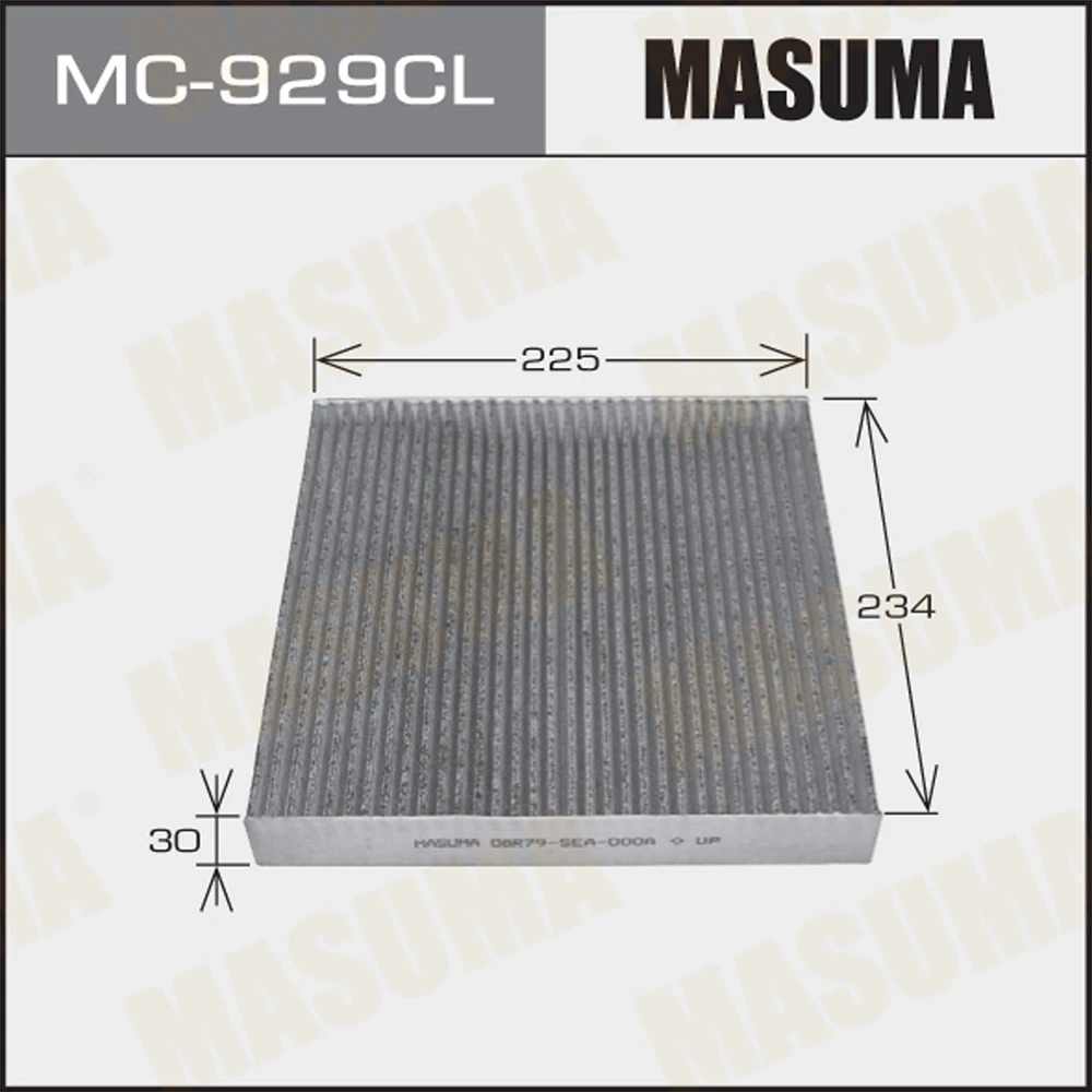 Фильтр салона угольный Masuma MC-929CL
