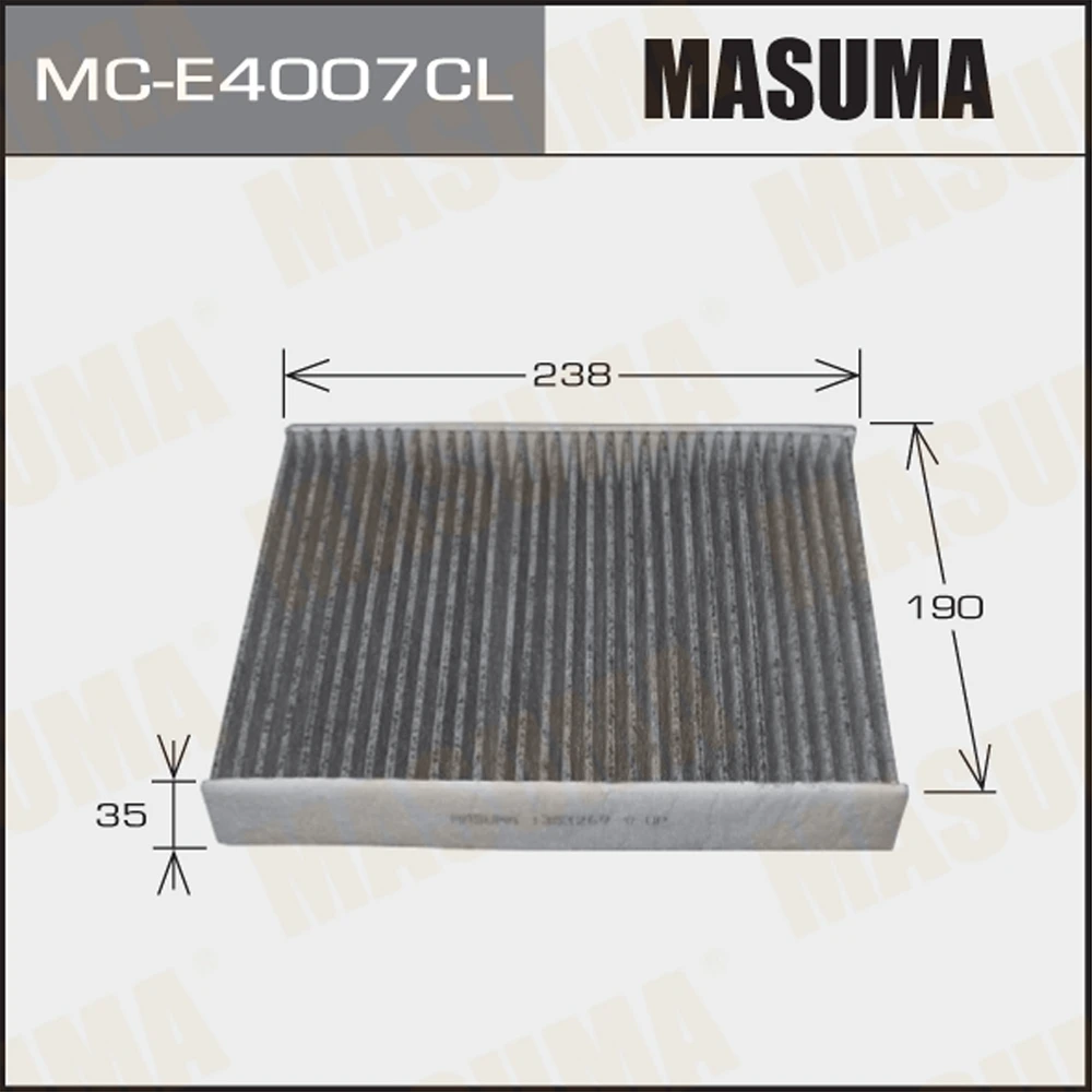 Фильтр салона угольный Masuma MC-E4007CL