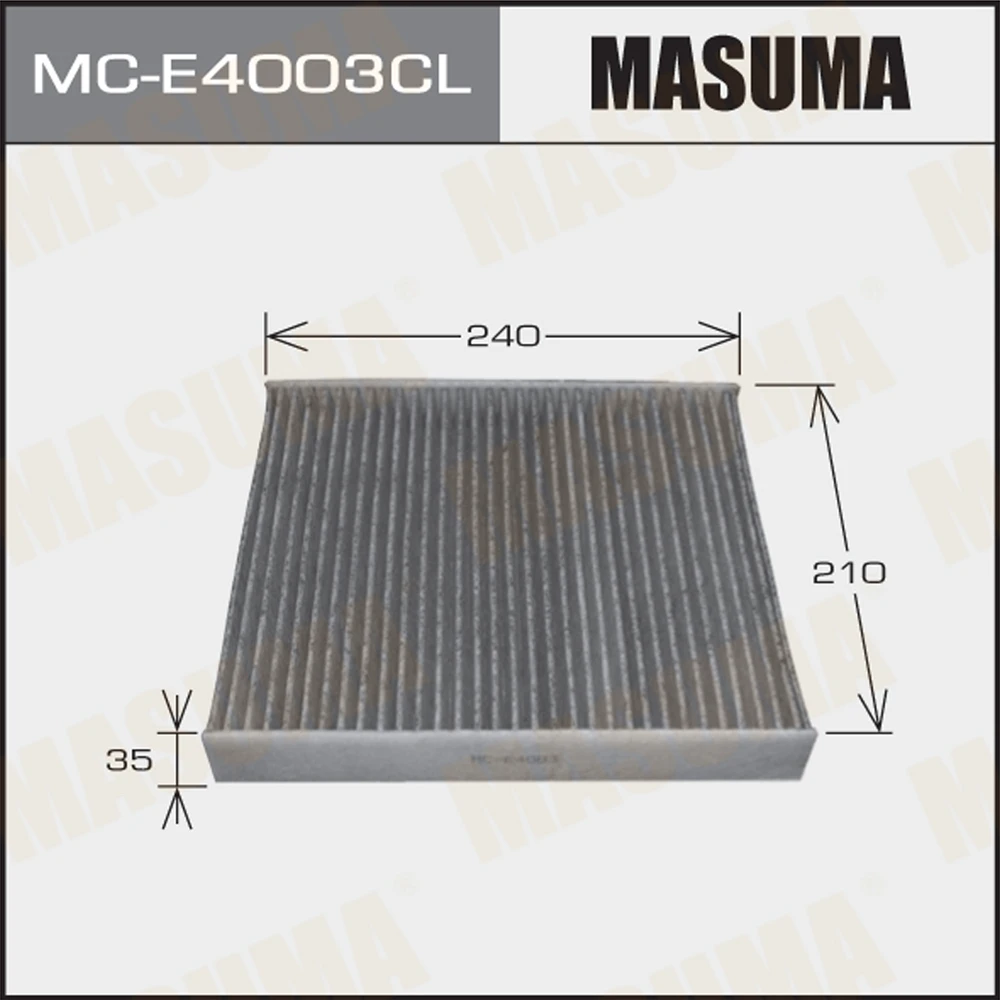Фильтр салона угольный Masuma MC-E4003CL