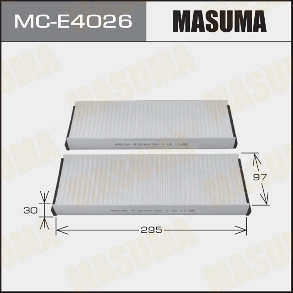 Фильтр салона Masuma MC-E4026