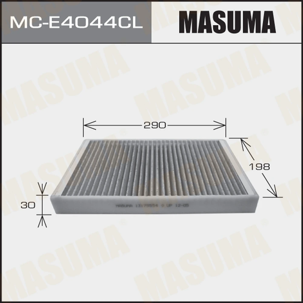 Фильтр салона угольный Masuma MC-E4044CL