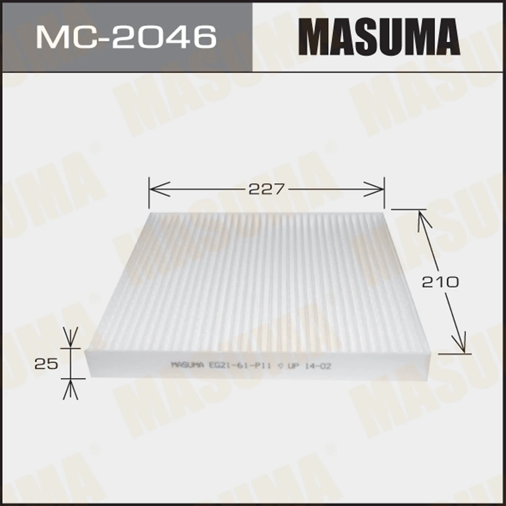 Фильтр салона Masuma MC-2046