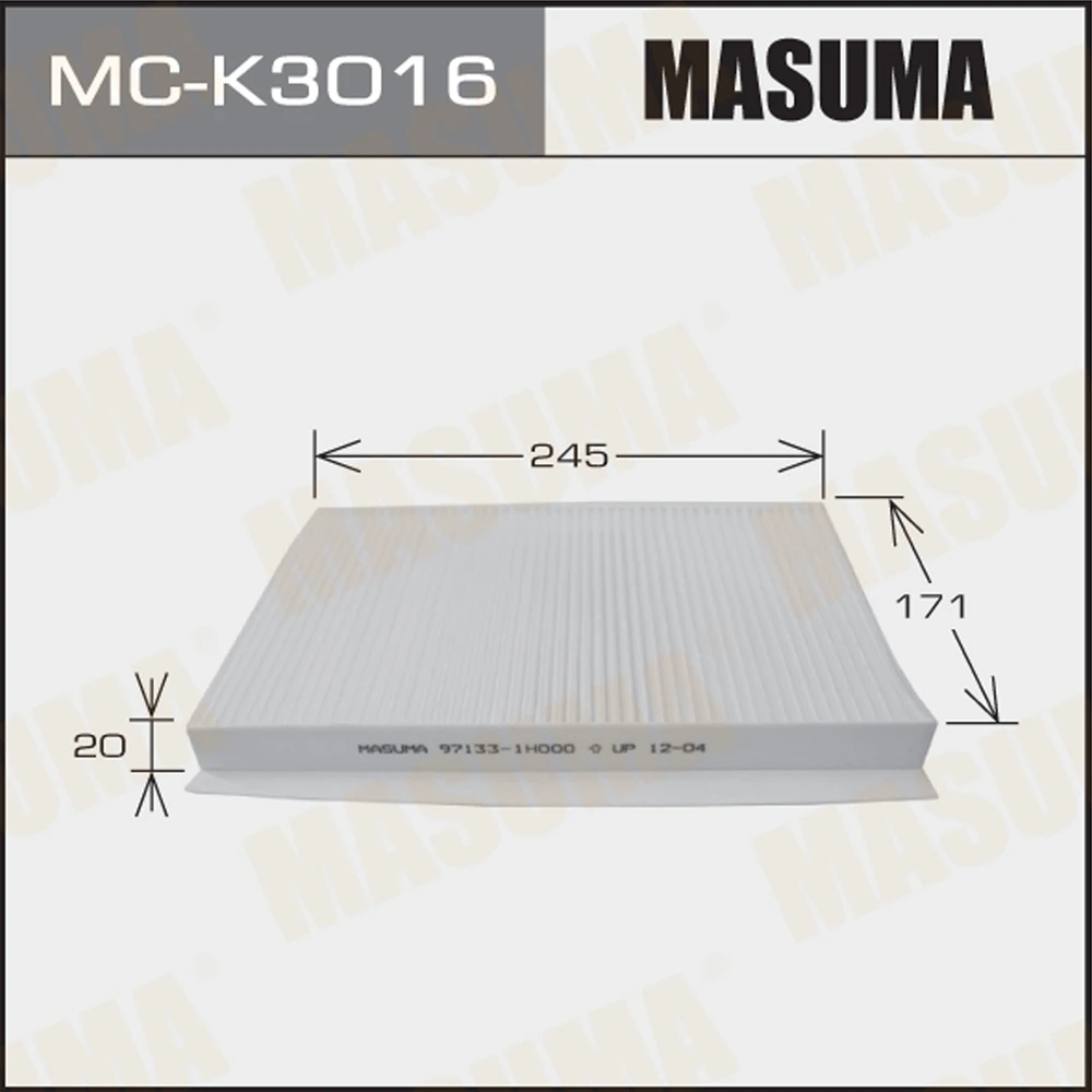 Фильтр салона Masuma MC-K3016
