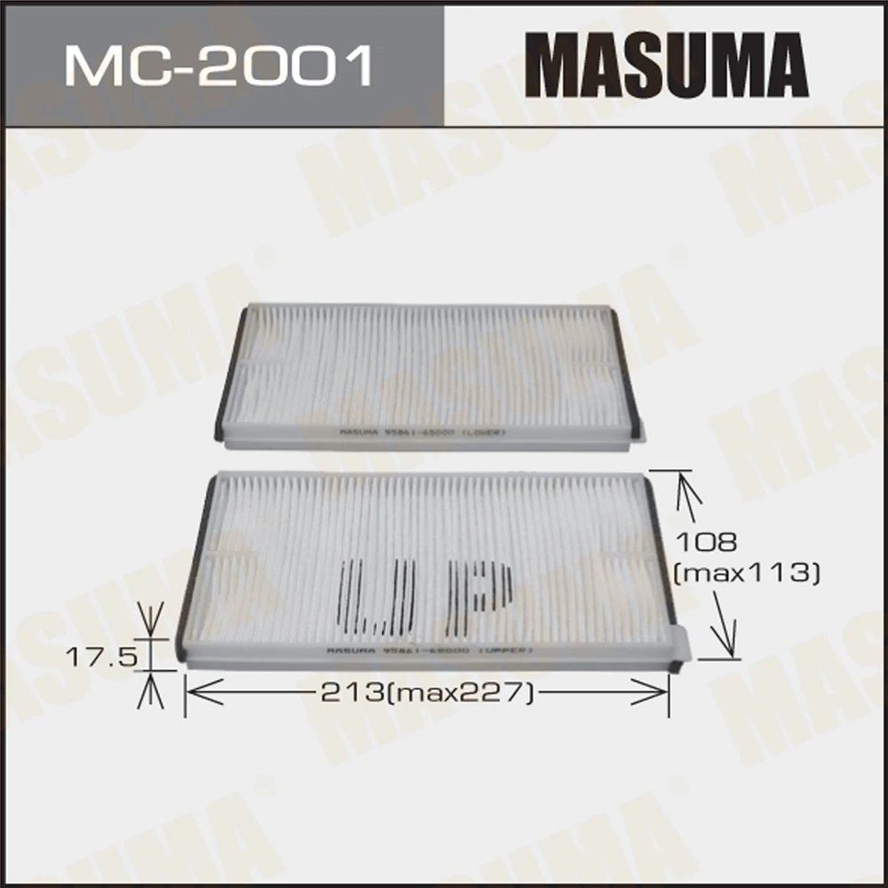 Фильтр салона Masuma MC-2001