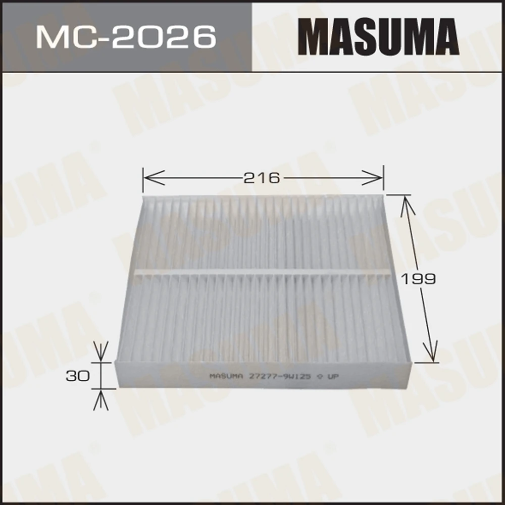 Фильтр салона Masuma MC-2026