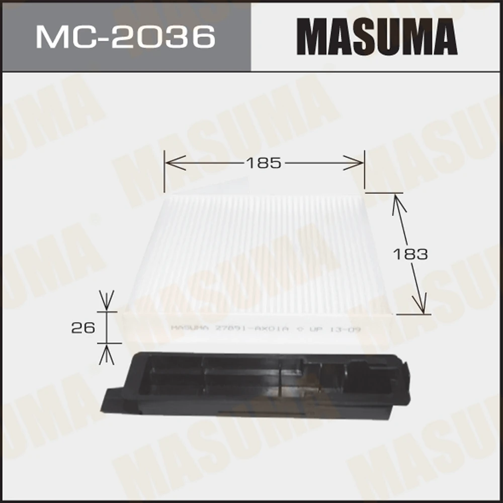 Фильтр салона Masuma MC-2036
