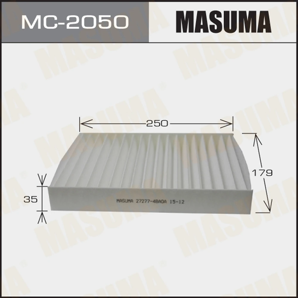 Фильтр салона Masuma MC-2050