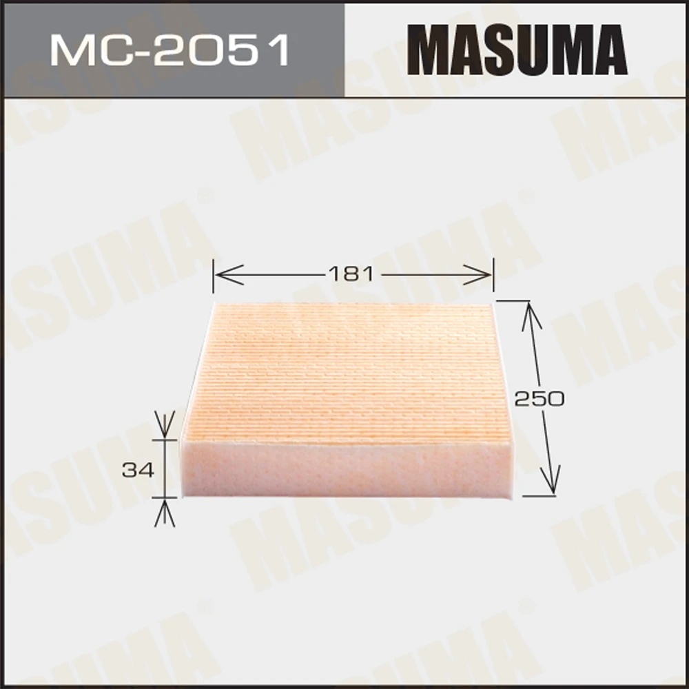 Фильтр салона Masuma MC-2051
