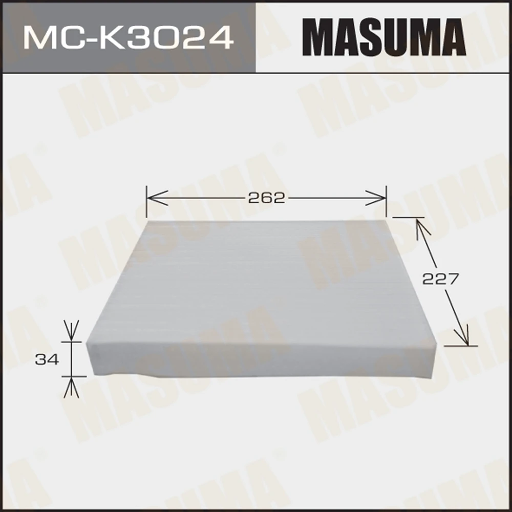 Фильтр салона Masuma MC-K3024