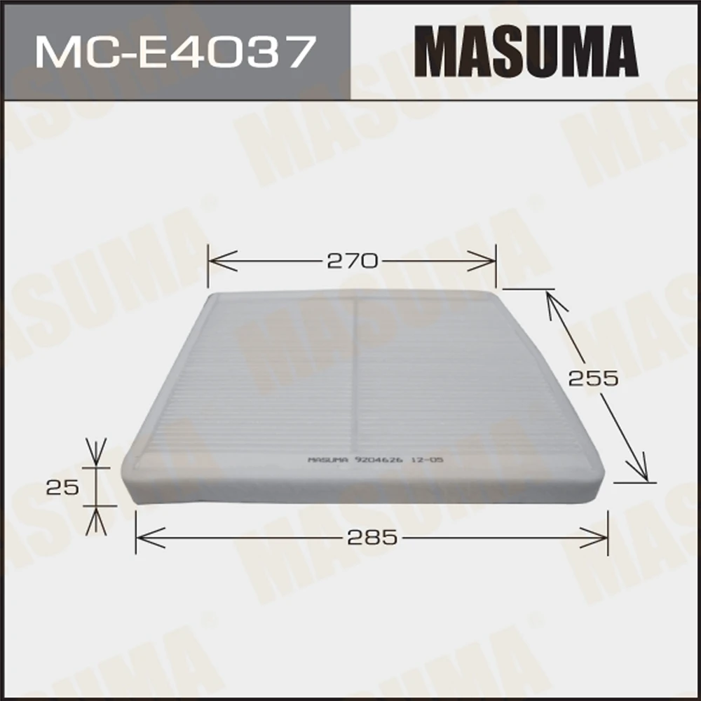 Фильтр салона Masuma MC-E4037