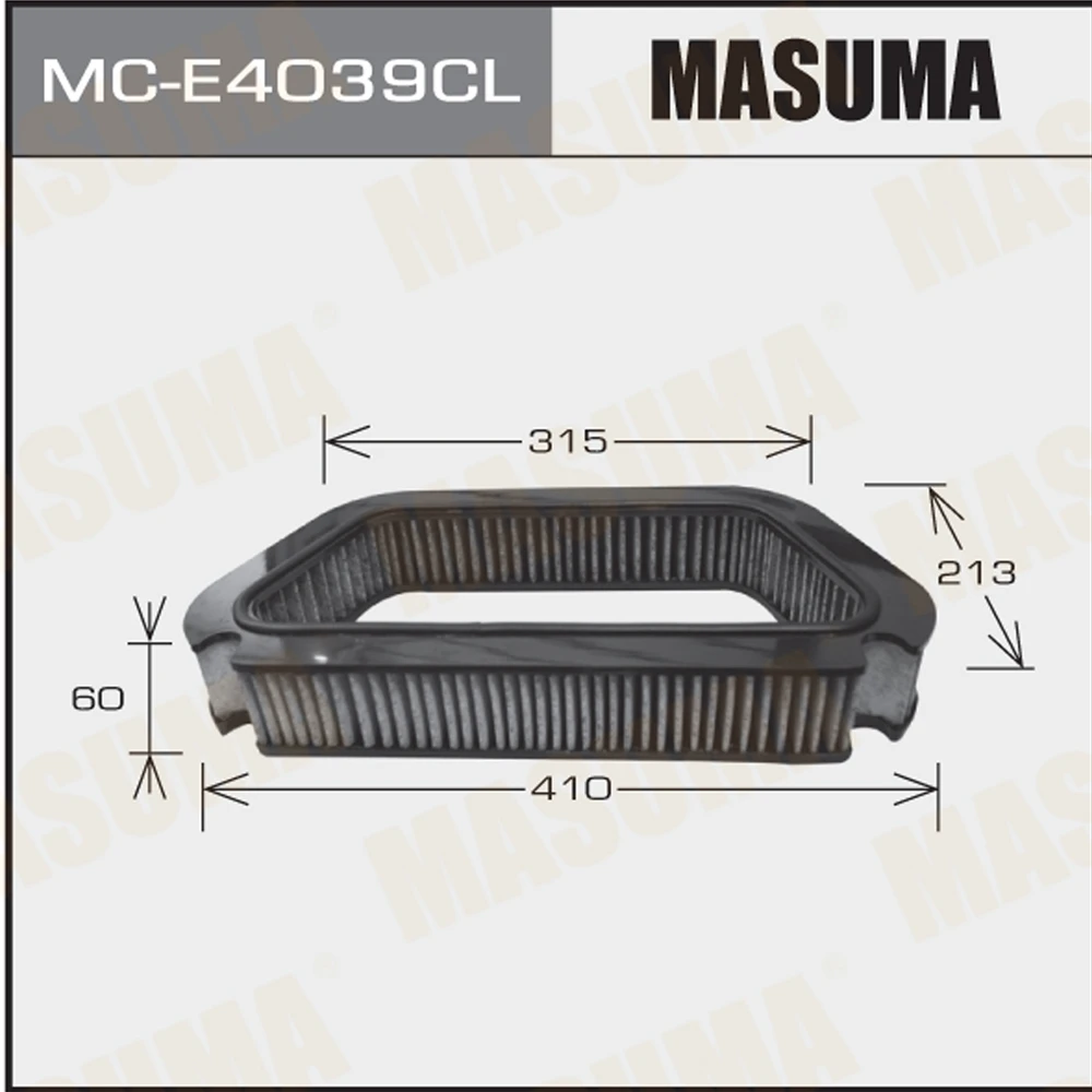 Фильтр салона угольный Masuma MC-E4039CL