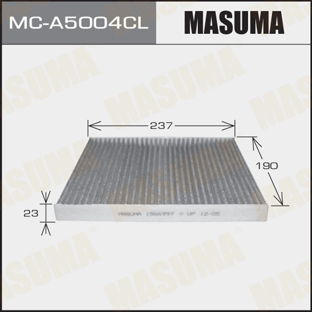 Фильтр салона угольный Masuma MC-A5004CL