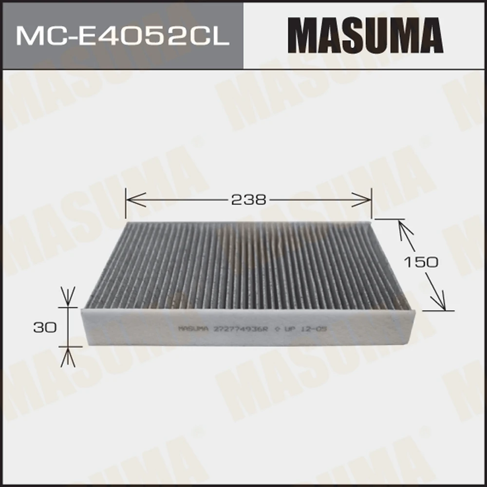 Фильтр салона угольный Masuma MC-E4052CL