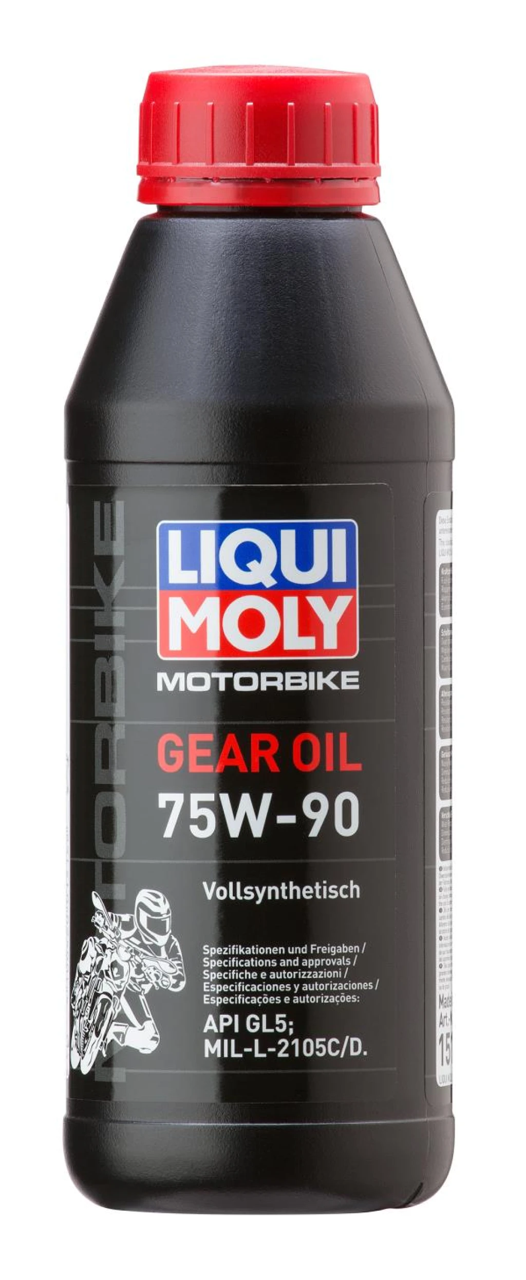 Масло трансмиссионное Liqui Moly Motorrad Gear Oil 75W-90 МКПП синтетическое 0,5 л