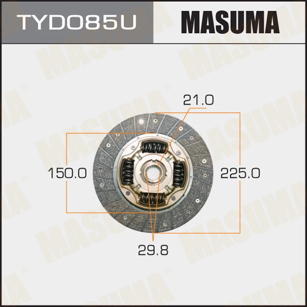 Диск сцепления Masuma TYD085U