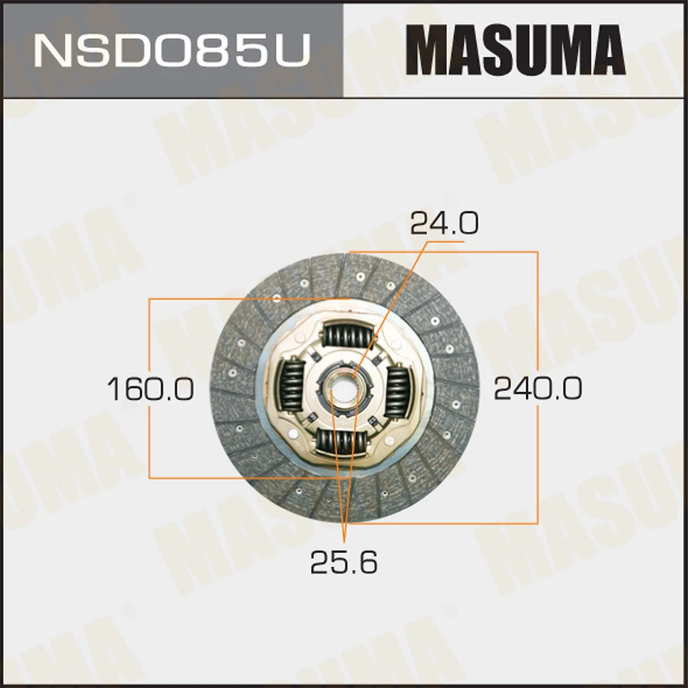 Диск сцепления Masuma NSD085U