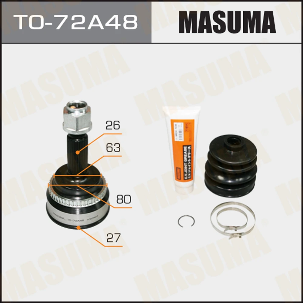 ШРУС наружный Masuma TO-72A48 комплект