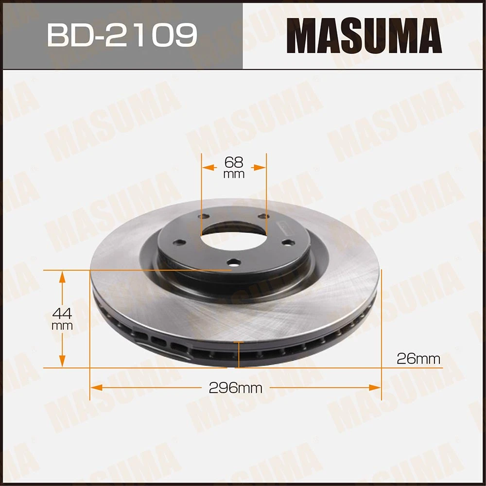 Диск тормозной Masuma BD-2109