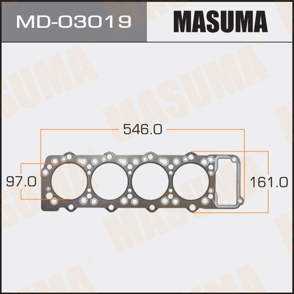 Прокладка ГБЦ Masuma MD-03019