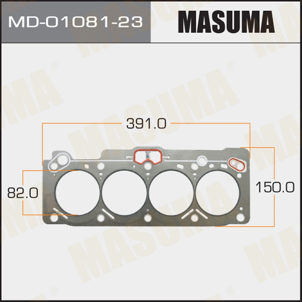 Прокладка ГБЦ Masuma MD-01081-23