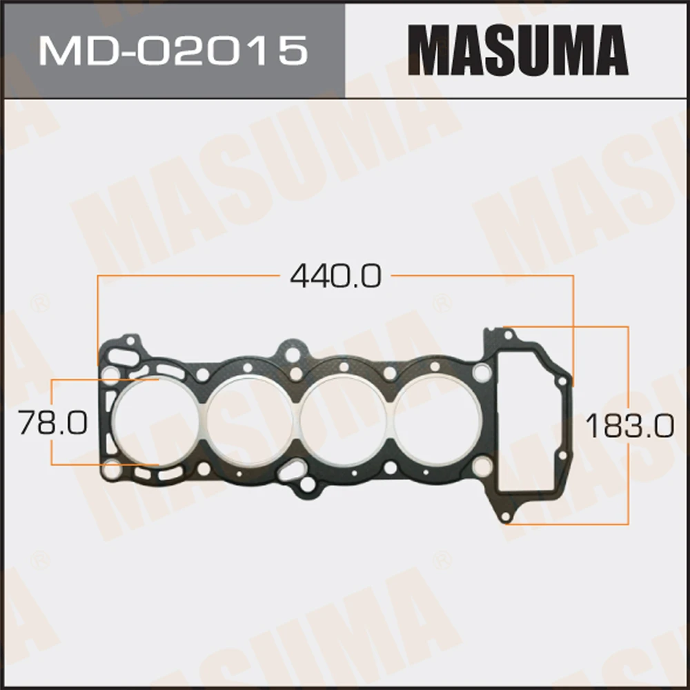 Прокладка ГБЦ Masuma MD-02015