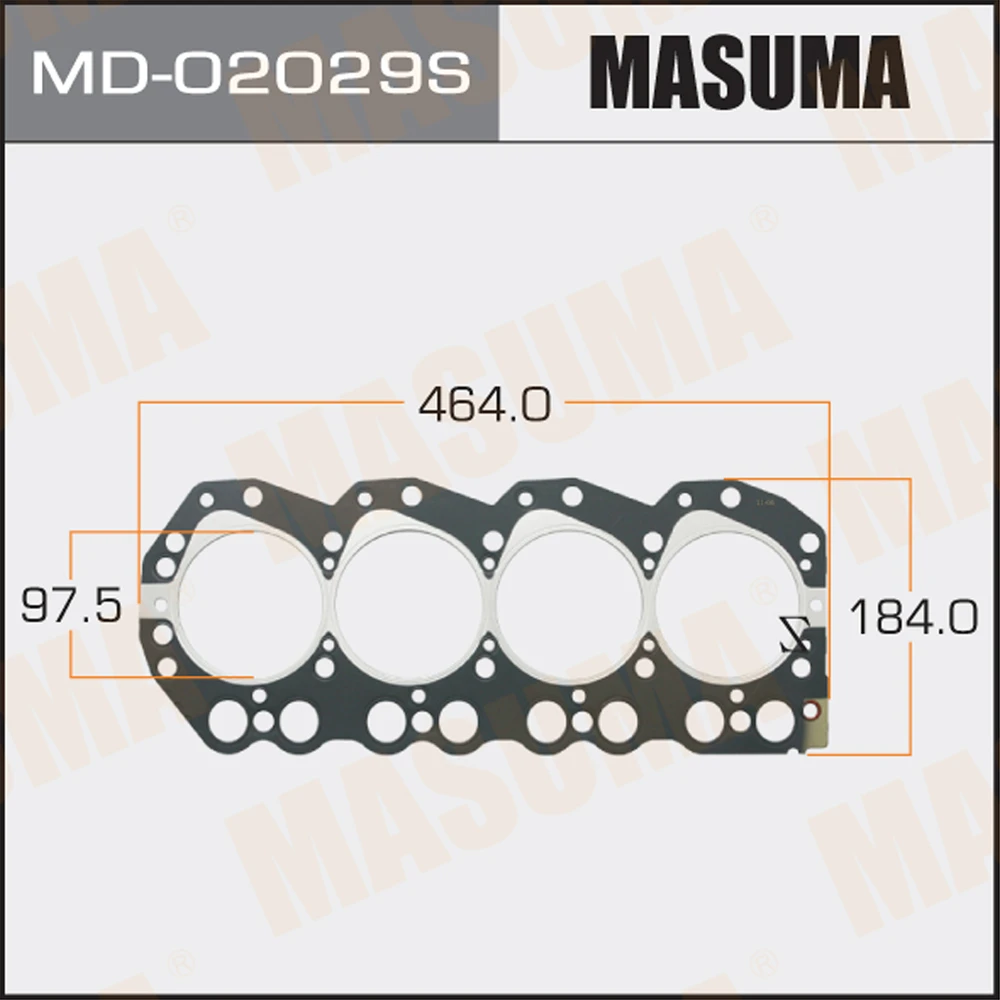 Прокладка ГБЦ Masuma MD-02029S