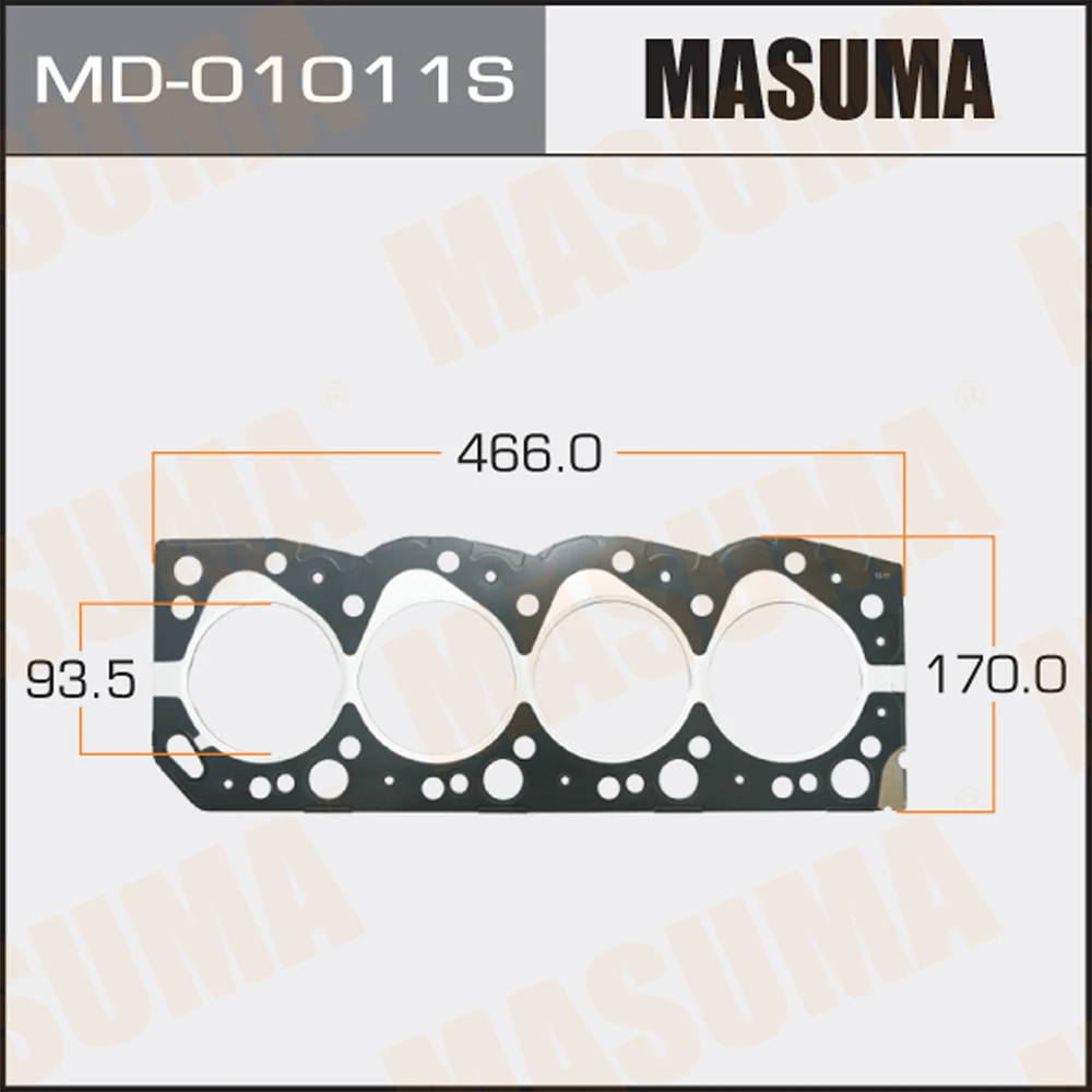 Прокладка ГБЦ Masuma MD-01011S