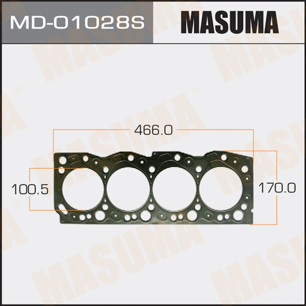 Прокладка ГБЦ Masuma MD-01028S