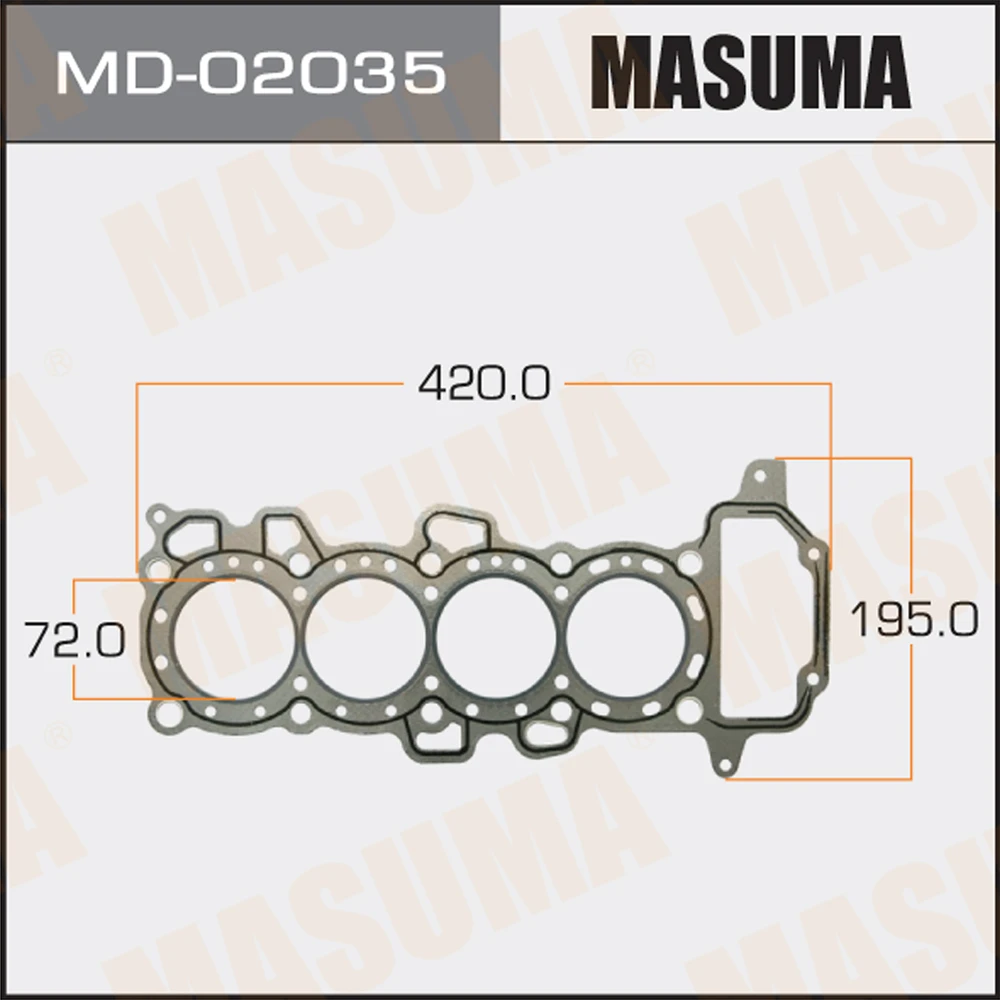 Прокладка ГБЦ Masuma MD-02035