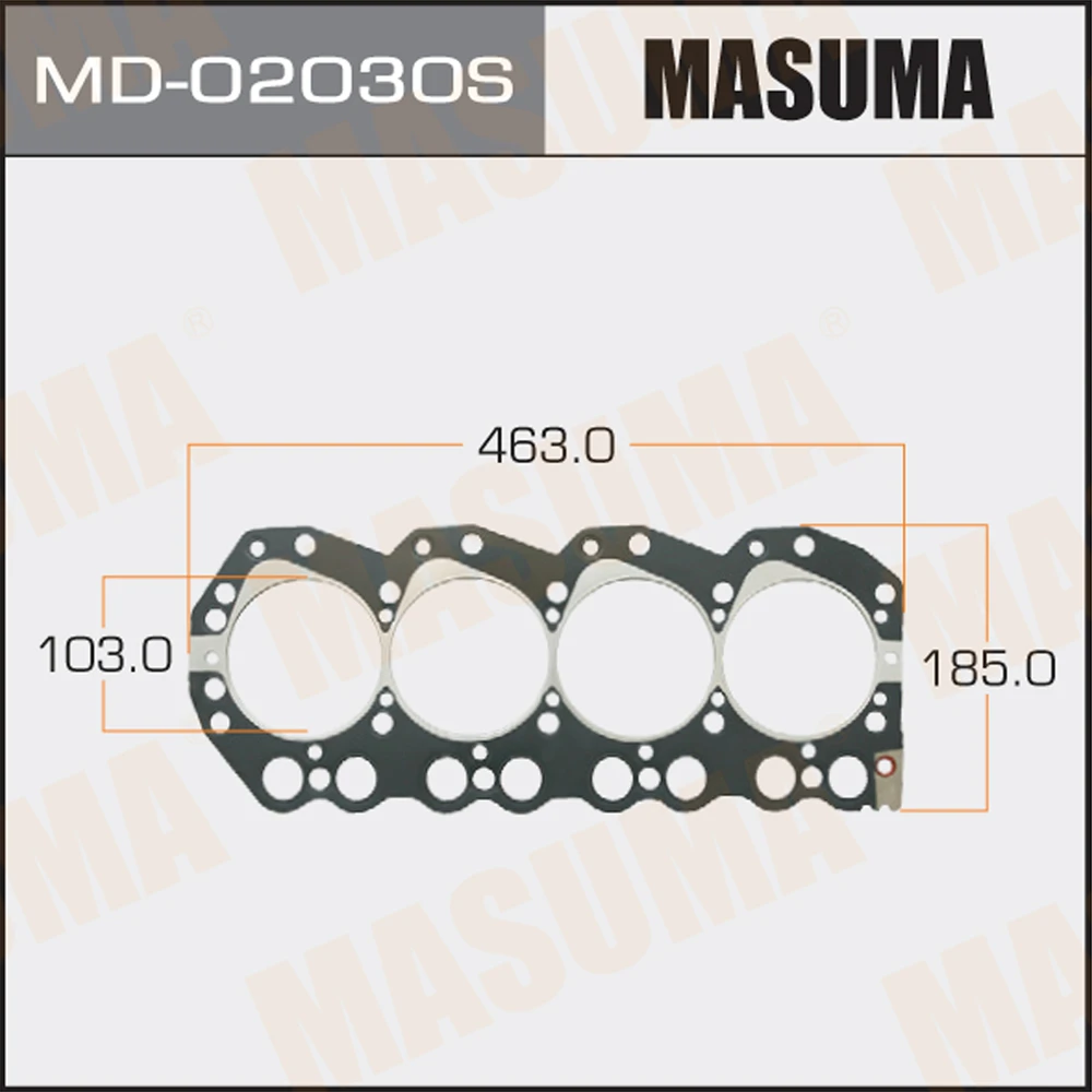 Прокладка ГБЦ Masuma MD-02030S