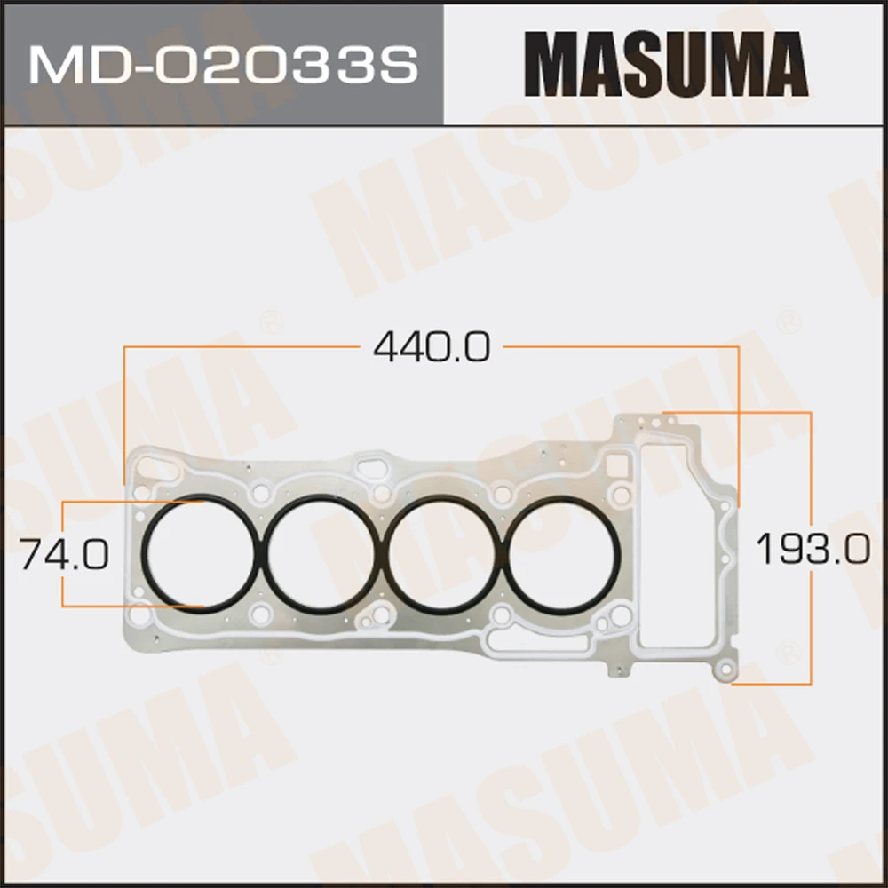 Прокладка ГБЦ Masuma MD-02033S