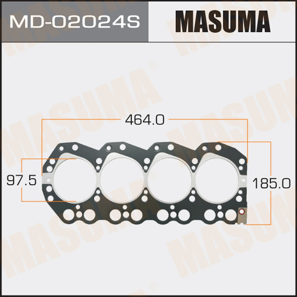 Прокладка ГБЦ Masuma MD-02024S