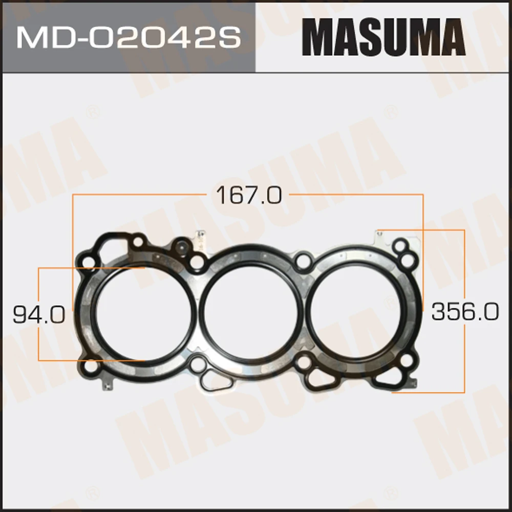 Прокладка ГБЦ Masuma MD-02042S