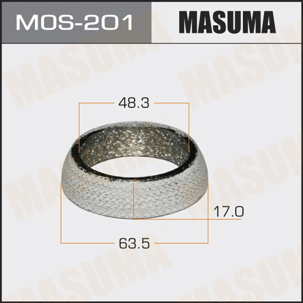 Кольцо глушителя Masuma MOS-201