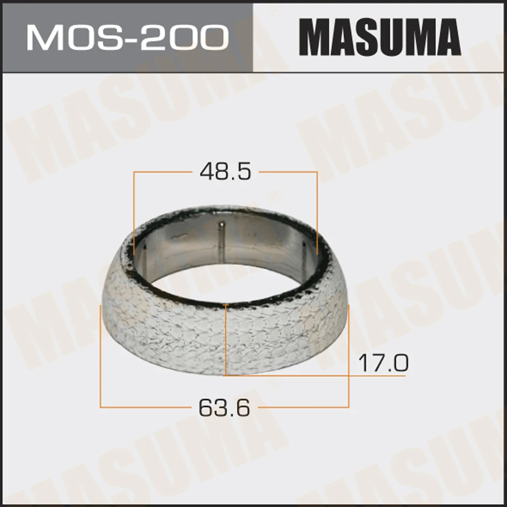 Кольцо глушителя Masuma MOS-200